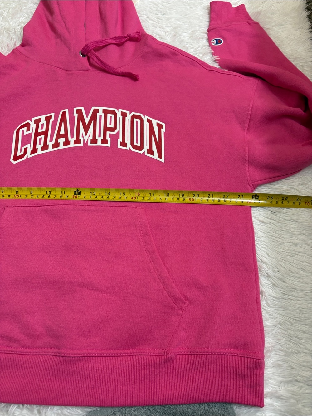 NWT Champion Pink Long Sleeve Sweatshirt Loose Fit Size L - Picture 10 of 11